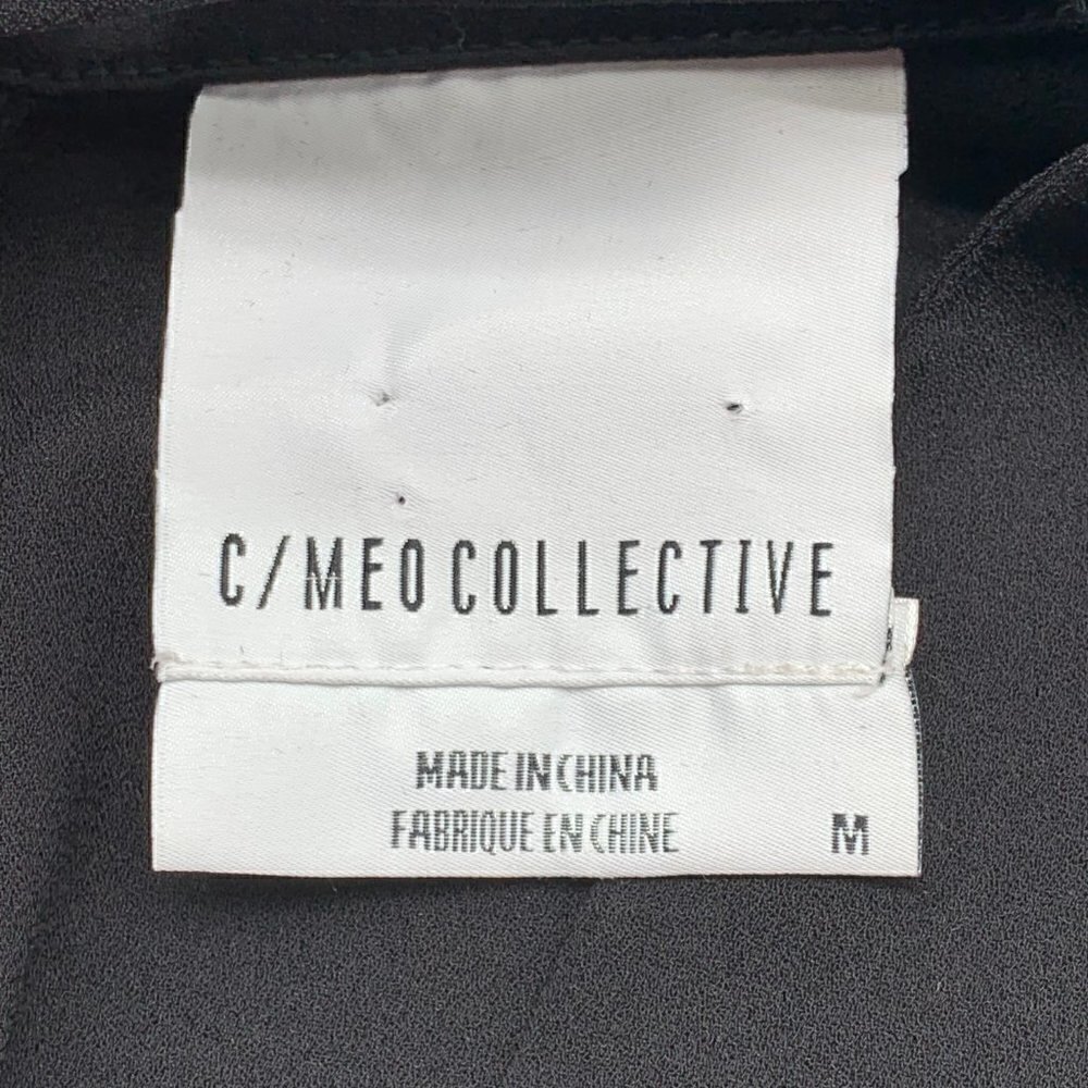 C/Meo Collective Black Long Sleeve Blouse - Picture 4 of 6